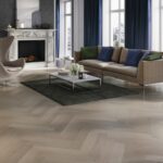 Паркетна дошка Barlinek PURE Дуб Marzipan Muffin Herringbone 1WC000014