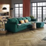Паркетна дошка Barlinek PURE Дуб Toffee Herringbone 1WC000017