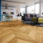 Паркетна дошка Barlinek PURE Дуб Caramel Herringbone 1WC000007
