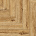 The Floor Falqoun, Herringbone, Riley Oak P1004