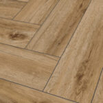 The Floor Falqoun, Herringbone, Riley Oak P1004