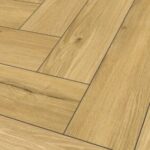 The Floor Falqoun, Herringbone, Honey Oak P7001